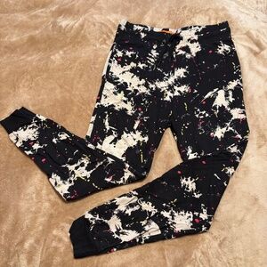 Rolling Paper Paint Splatter Joggers